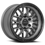 Lock Offroad ONYX Grey with Matte Blac wheel
