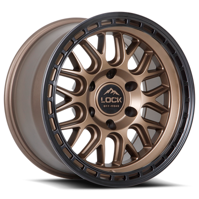 Lock Offroad ONYX Bronze with Matte Bl wheel