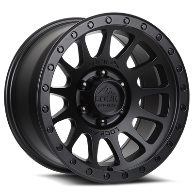 Lock Offroad YOSEMITE Black with Matte Bla wheel