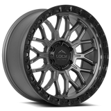 Lock Offroad COMBAT Grey with Matte Blac wheel