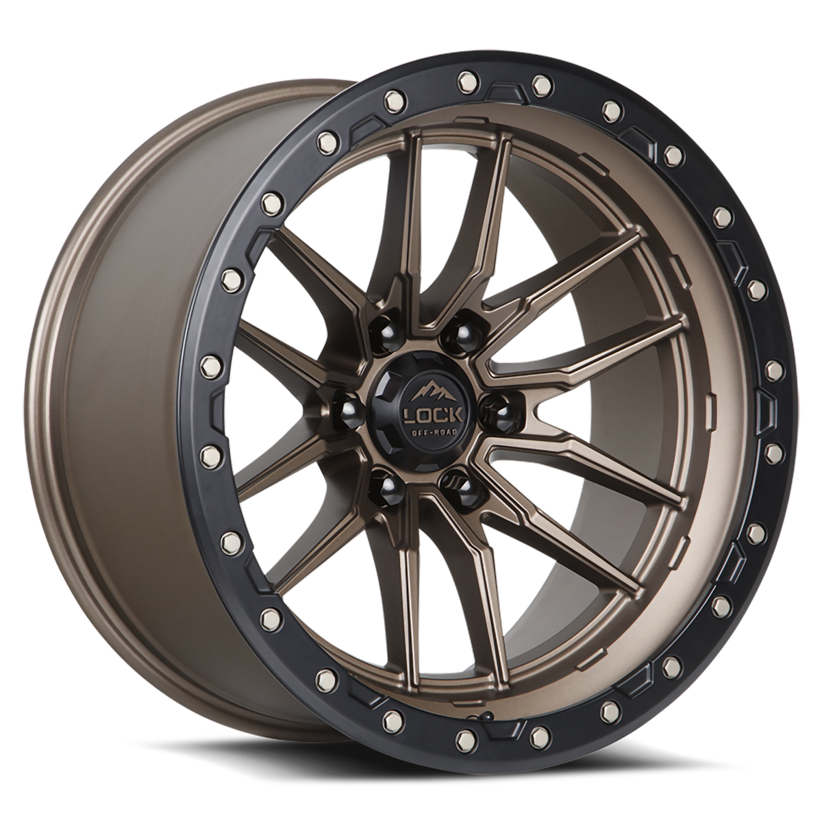 Lock Offroad KRAWLER Bronze with Matte Bl wheel
