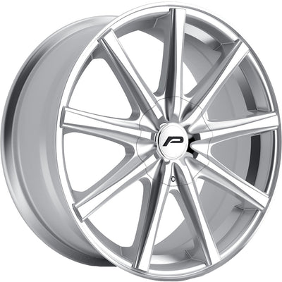 Pacer Evolve Silver Machined Wheel