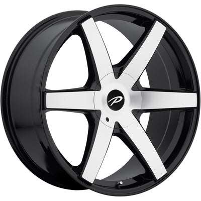 Pacer Ovation Black Machined Wheel