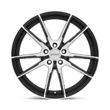 Petrol P0A 17x8 +40mm Gloss Black with Machined Cut Face