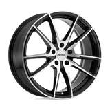Petrol P0A 18x8 +35 Gloss Black Machined premium Euro wheel