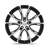 Petrol P5A 19x8 +40 Gloss Black Machined Cut Face premium Euro wheel