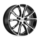 Petrol P5A 18x8 +40 Gloss Black Machined Cut Face premium Euro wheel