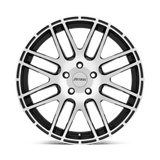 Petrol P6A 19x8 +40 Gloss Black Machined Cut Face premium Euro wheel