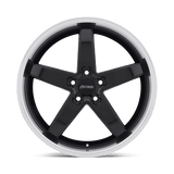 Petrol P1B 20x8.5 +40 Gloss Black with Machined Cut Lip premium Euro wheel