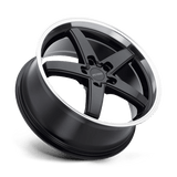 Petrol P1B 20x8.5 +40 Gloss Black with Machined Cut Lip premium Euro wheel