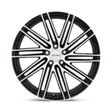 Petrol P1C 17x8 +40mm Gloss Black with Machined Face