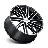 Petrol P1C 17x8 +40mm Gloss Black with Machined Face