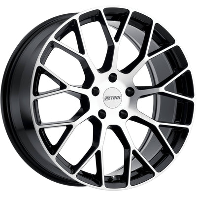 Petrol P2B Black Machined Wheel