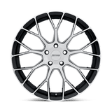 Petrol P2B 18x8 +32 gloss black machined premium Euro wheel