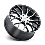Petrol P2B 19x8 +40mm Gloss Black with Machined Face