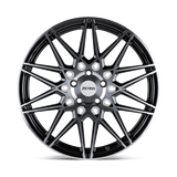 Petrol P3C 18x8 +40 Gloss Black Machined premium wheel