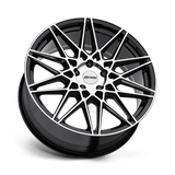 Petrol P3C 18x8 +40 Gloss Black Machined premium wheel