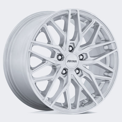 Petrol P3E Silver Machined Wheel