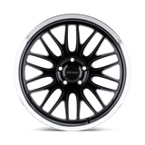 Petrol P4C 18x8 +40 Gloss Black Machined Cut Lip premium wheel