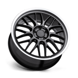 Petrol P4C 18x8 +40 Gloss Black Machined Cut Lip premium wheel