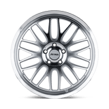 Petrol P4C 20x8.5 +35 Silver Machined Face Lip premium Euro wheel