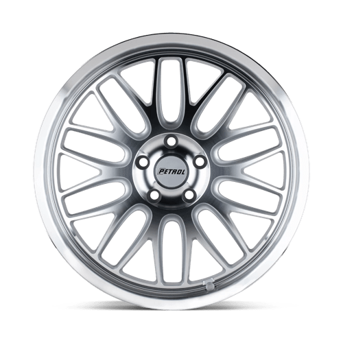 Petrol P4C 17x8 +40 Silver with Machined Face & Lip