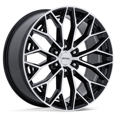 Petrol P5E Black Machined Wheel