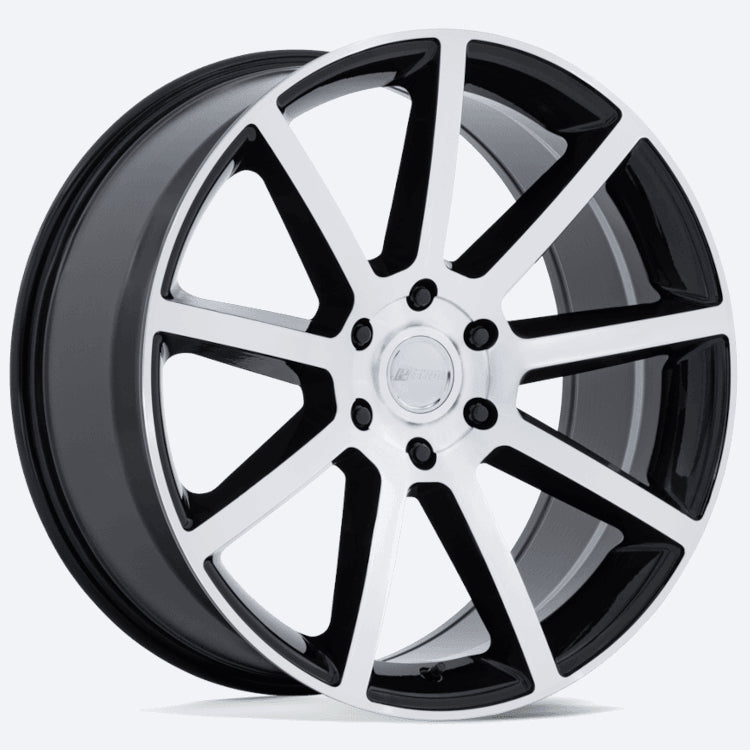 Petrol P6E Black Machined Wheel