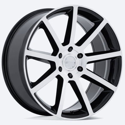 Petrol P6E Black Machined Wheel