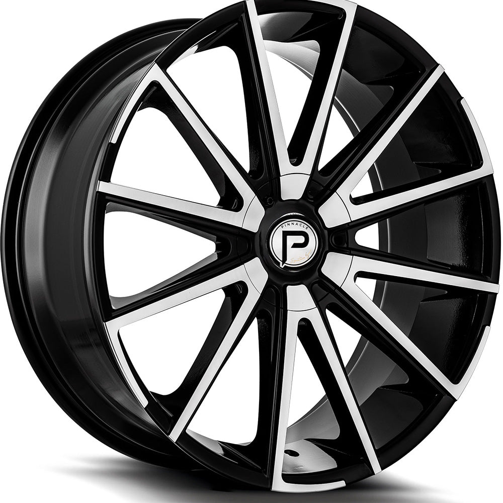 Pinnacle Bella Machined Black wheel