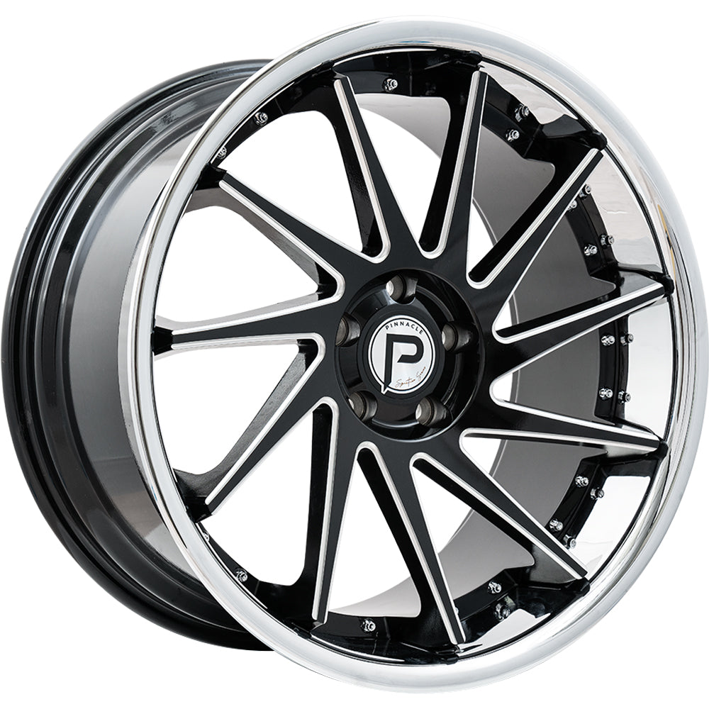 Pinnacle Epic Black Milled Wheel