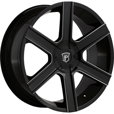 Pinnacle Gallant Black Milled Wheel