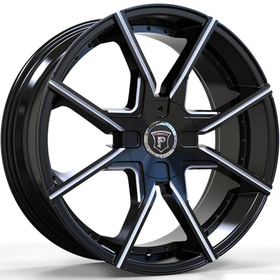 Pinnacle Hype Black Milled wheel