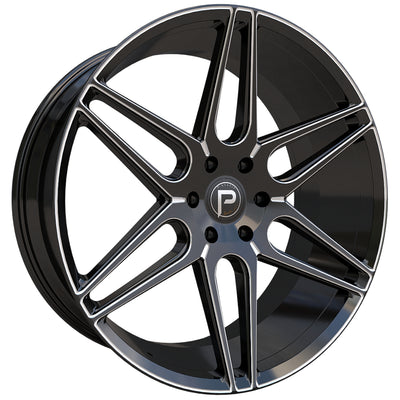 Pinnacle Lavish Black Milled wheel