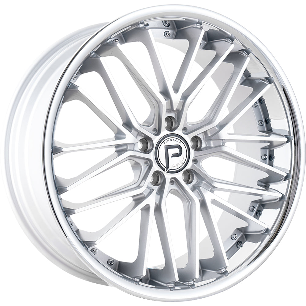 Pinnacle Legacy Silver Machined Wheel