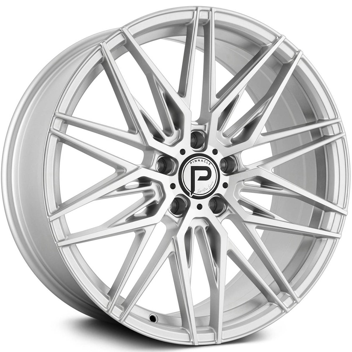 Pinnacle Majestic Silver Machined Wheel