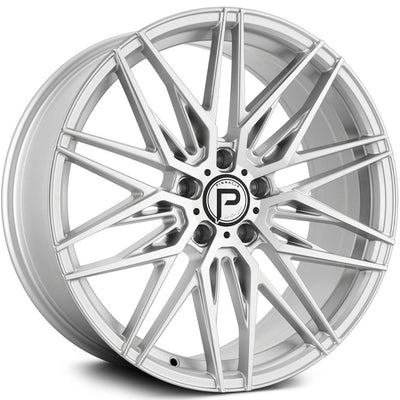 Pinnacle Majestic Silver Machined Wheel