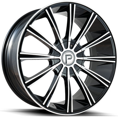 Pinnacle Slick Black Machined Wheel