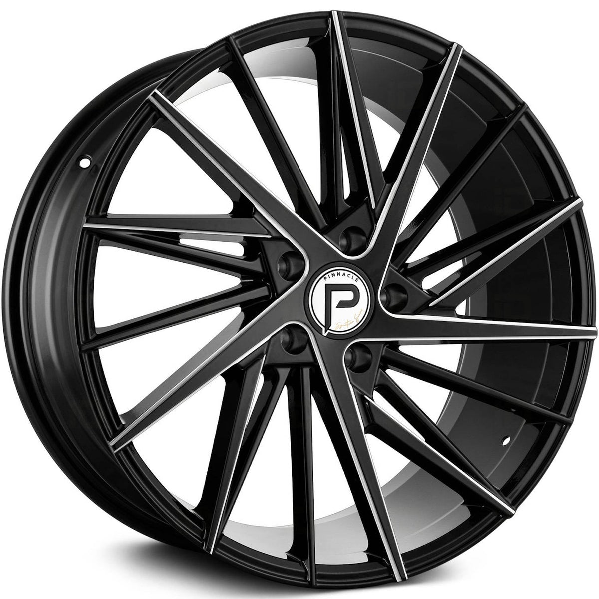 Pinnacle Snazzy Black Milled Wheel