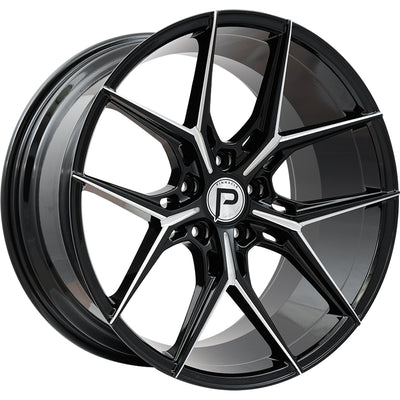 Pinnacle Splendent Black Milled Wheel