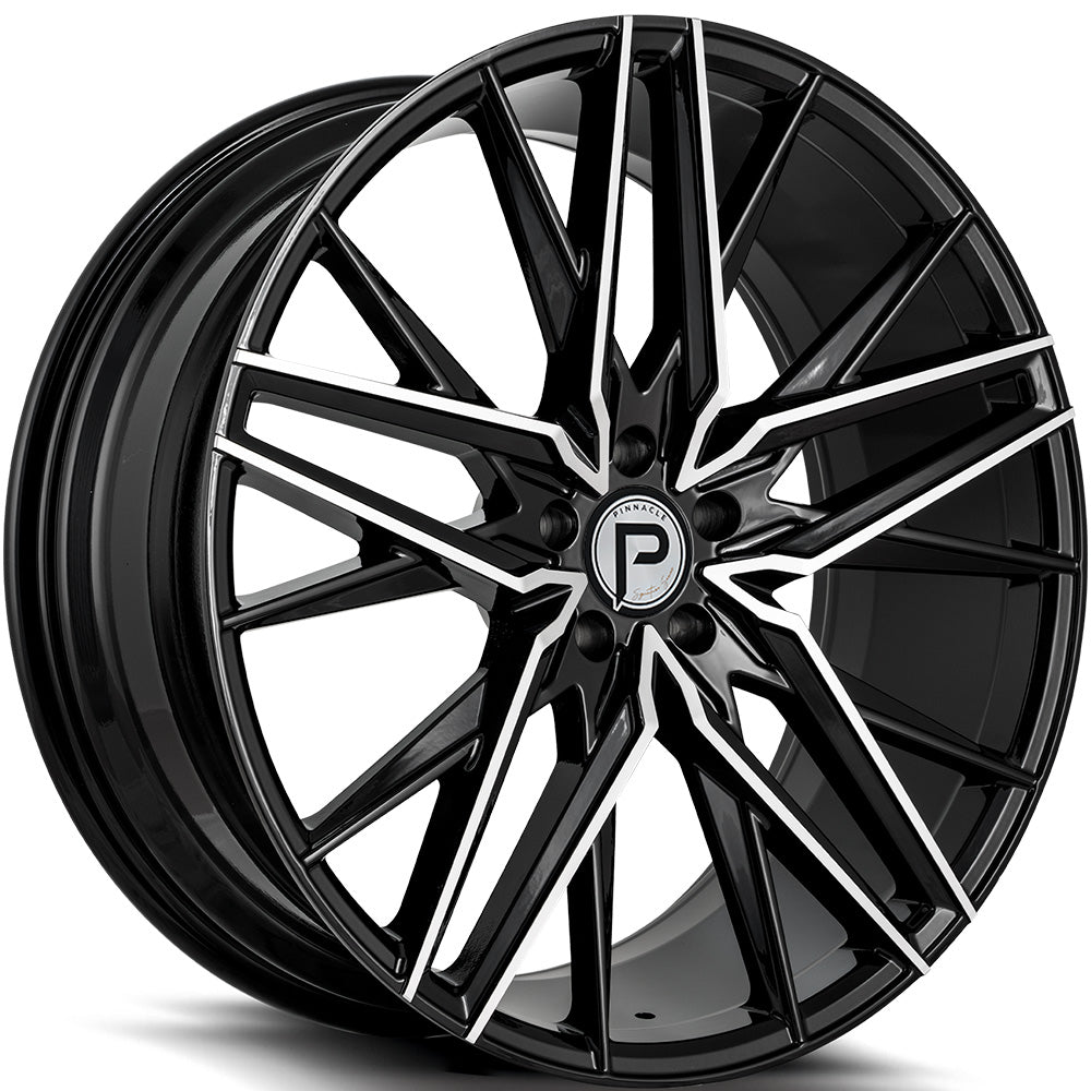 Pinnacle Stellar Black Machined Wheel