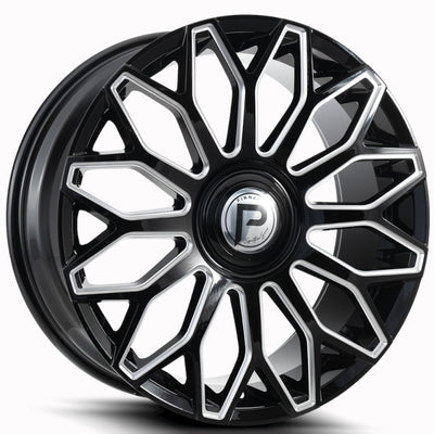 Pinnacle Striker Black Milled Wheel