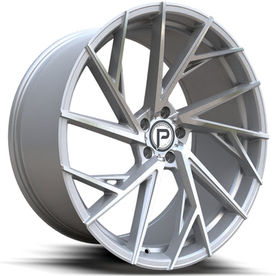 Pinnacle Swank Silver Machined Wheel