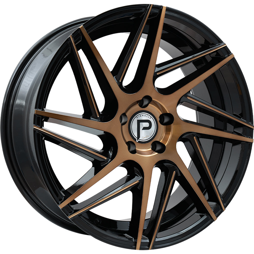 Pinnacle Swerve Black Bronze Machined Wheel