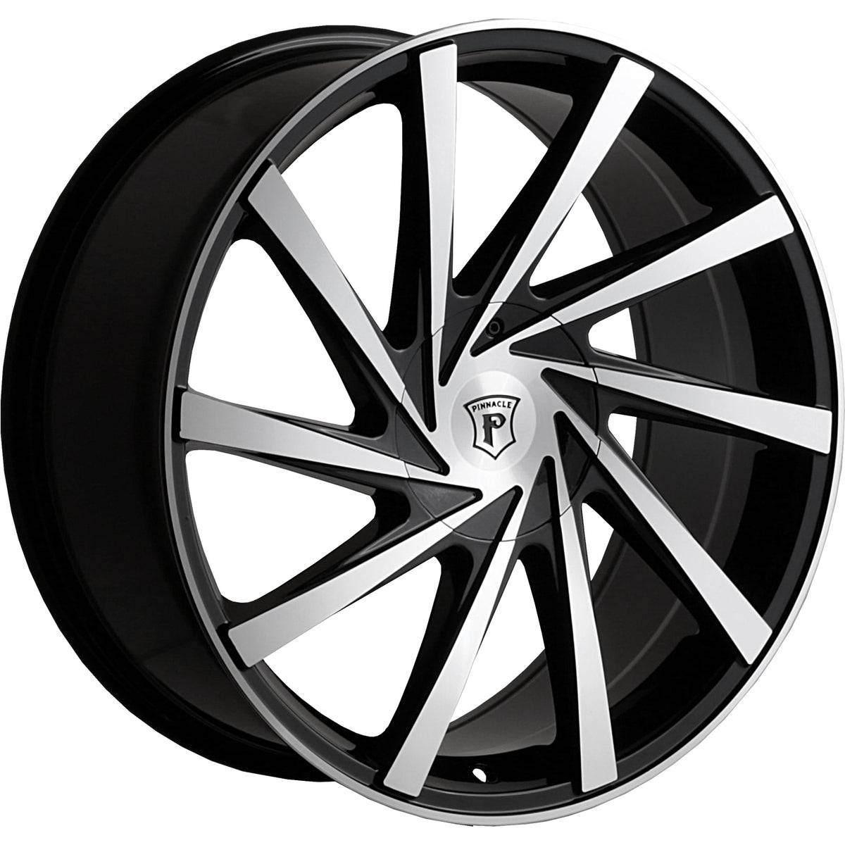 Pinnacle Turbina Black Machined Wheel