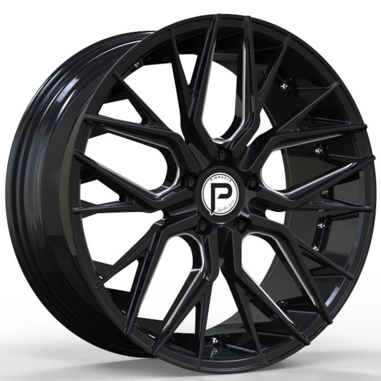 Pinnacle Zenith Black Milled Wheel