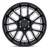 Black Rhino PISMO 20x9.5 -18mm Gloss Black with Milled Spokes