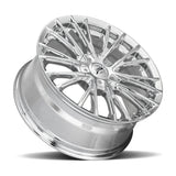 Platinum Genesis Black Wheel - angled view
