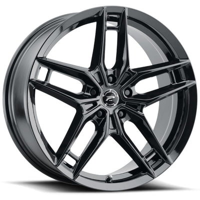Platinum Lotus Gloss Black Wheel
