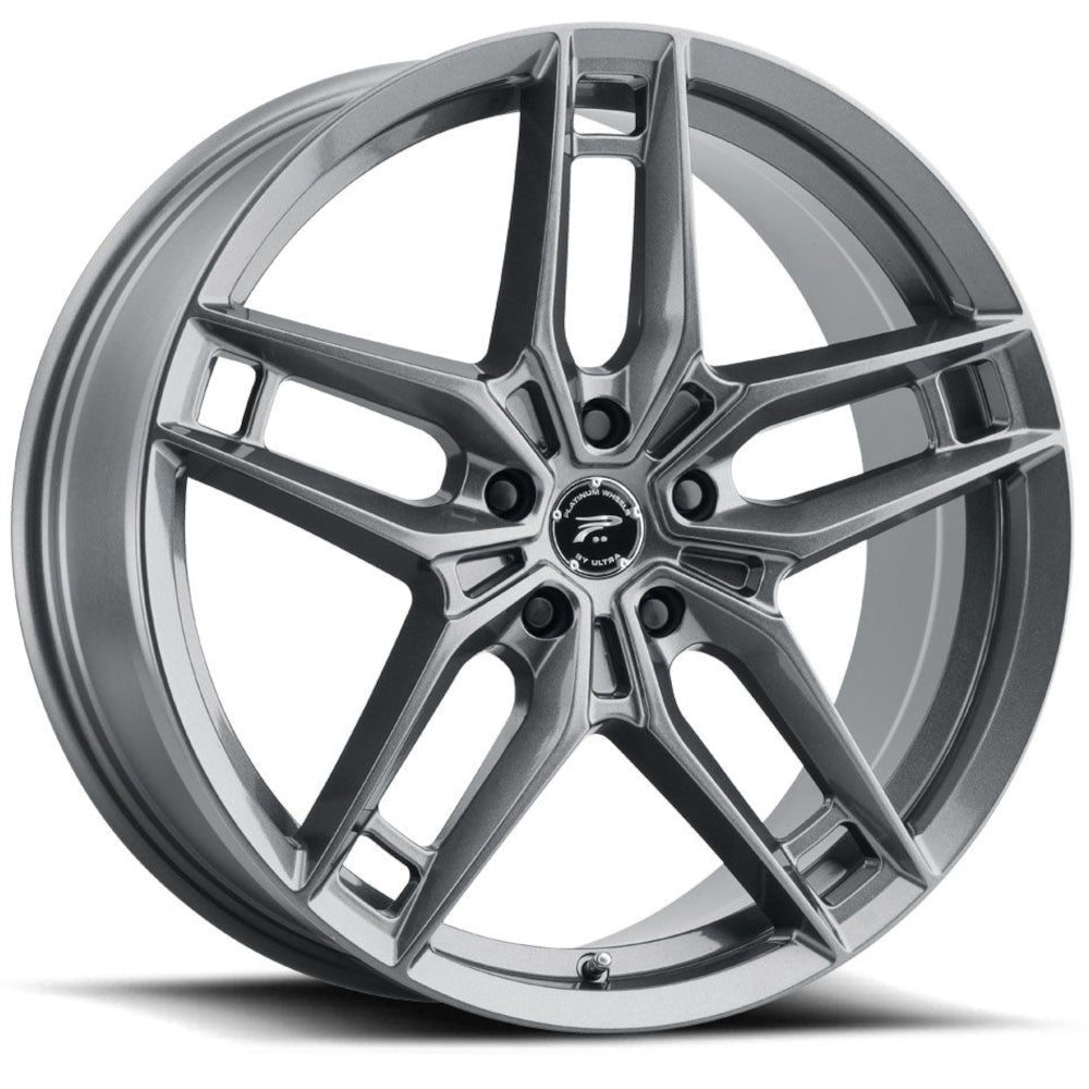 Platinum Lotus Gloss Gunmetal Wheel